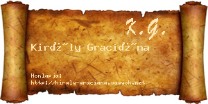 Király Graciána névjegykártya